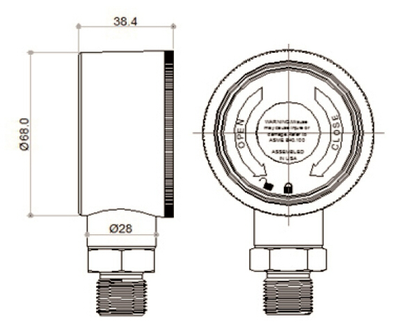 RFM-104型数显压力表