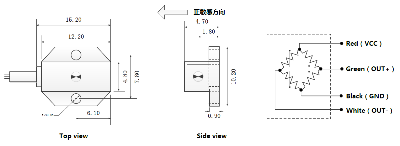RFM-900型压阻式加速度传感器